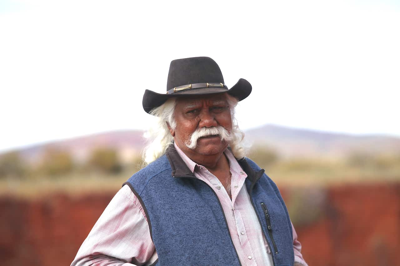 Portrait of Banjima elder Maitland Parker