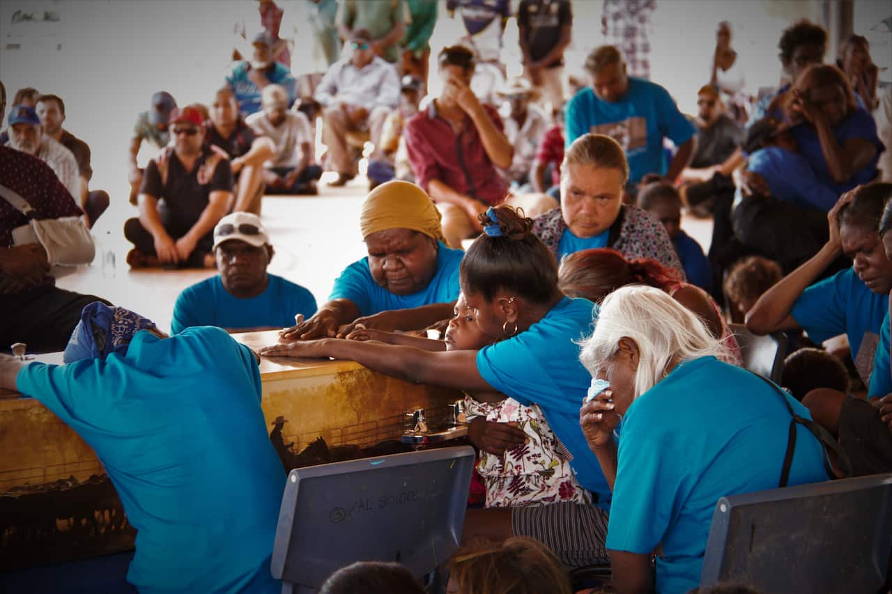 Jimmy wavehill walk off funeral 
