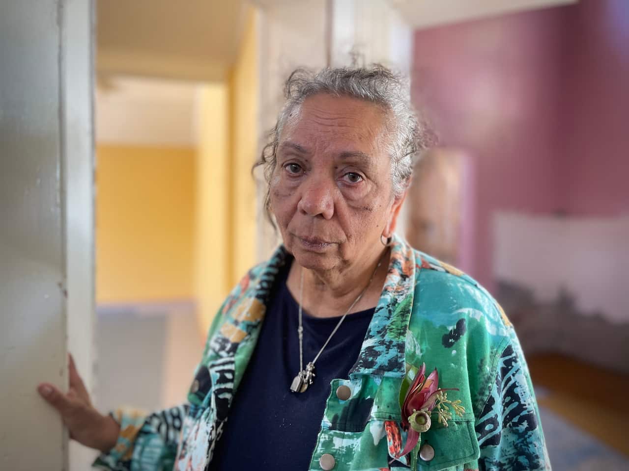 Cheryl Parry at the former site of  the Cootamundra Domestic Training home for Aboriginal girls 