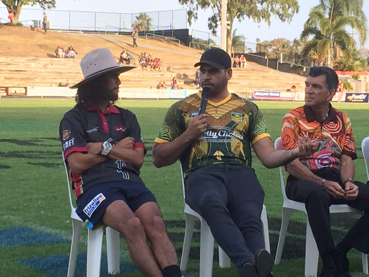 Nathan Appo & Greg Inglis at Murri Carnival