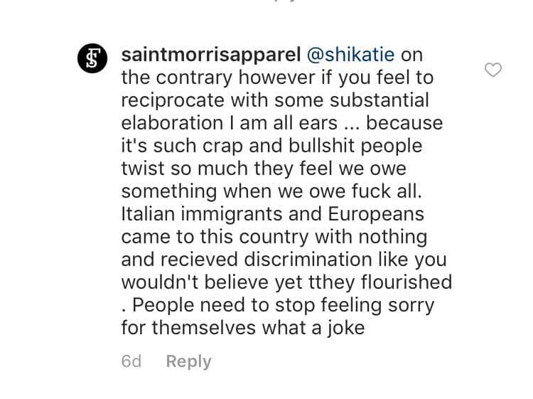 saint morris apparel