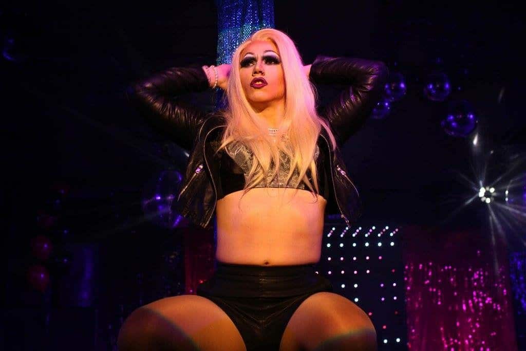 Isla Fukyah performs on stage.