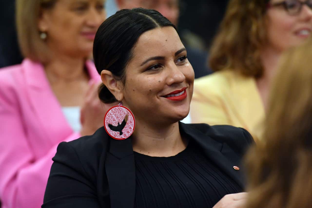 Labor senator Jana Stewart during a Labor Party Caucus at Parliament House in Canberra, Tuesday, May 31, 2022. (AAP Image/Mick Tsikas) NO ARCHIVING