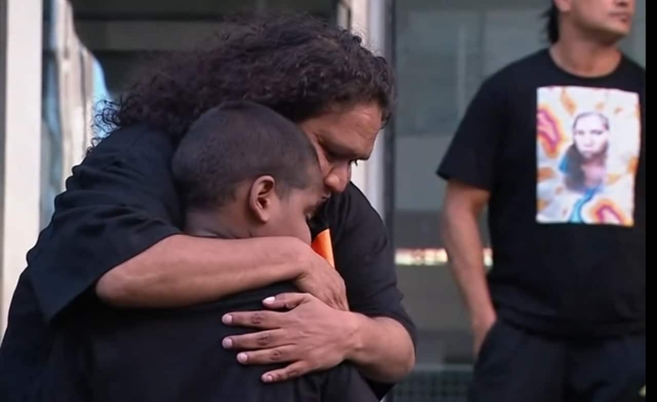 Family of JC comfort each other after a police officer is acquitted of her murder.