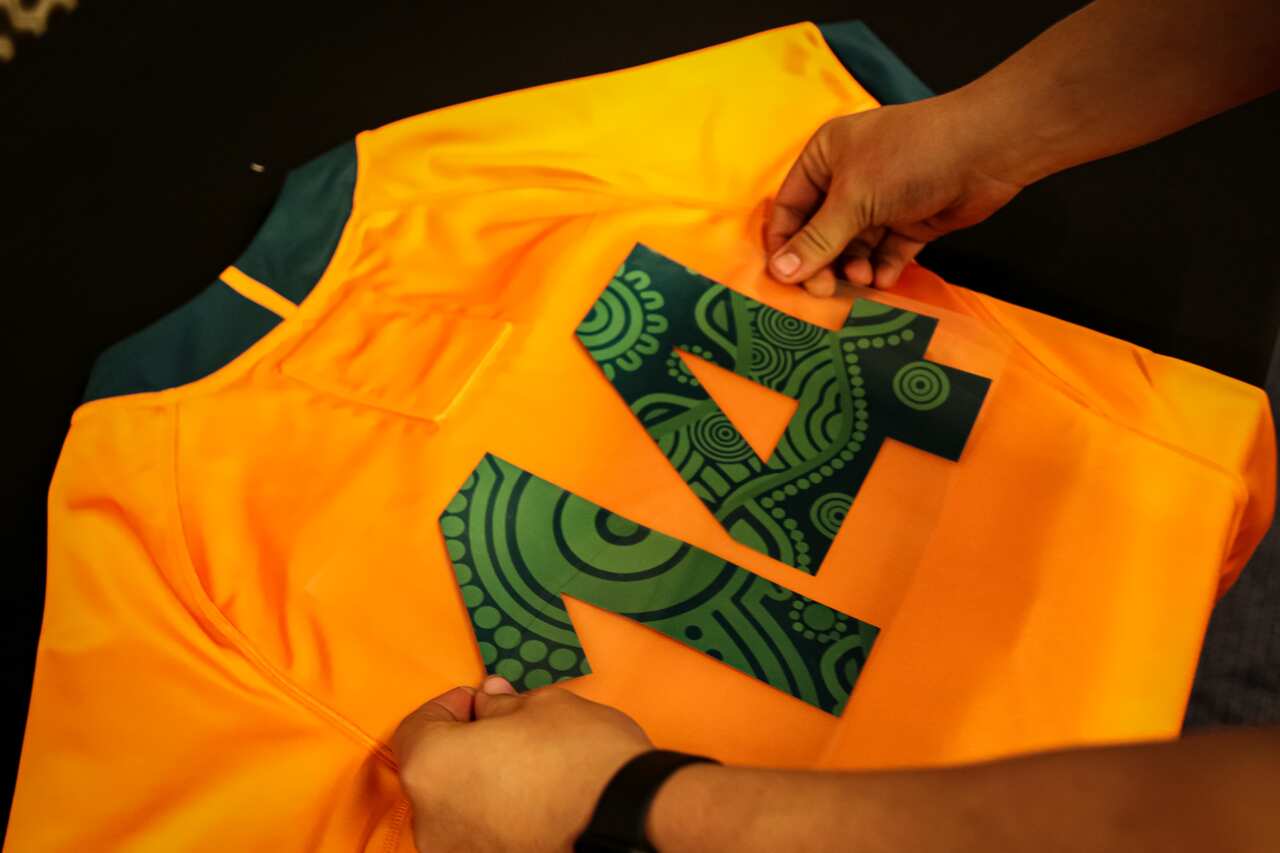 Jersey first nations wallabies uniform