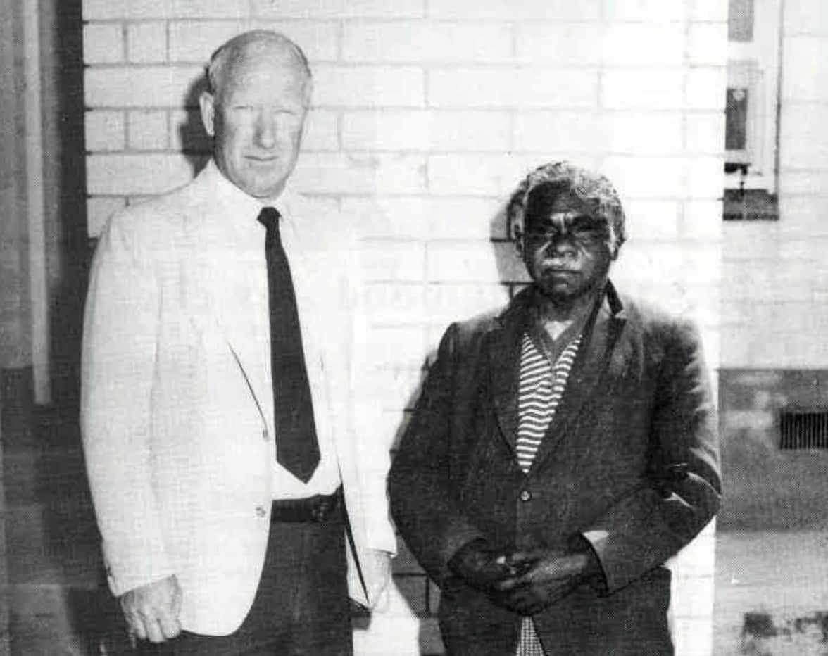 Jimmy James with Retired Detective Chief Inspector Bill Newman 