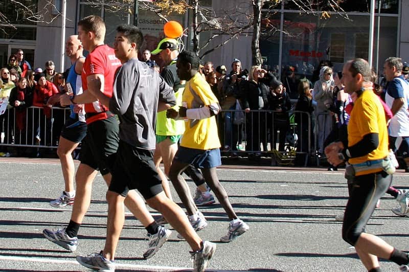Juan Darwin in the 2010 NYC Marathon
