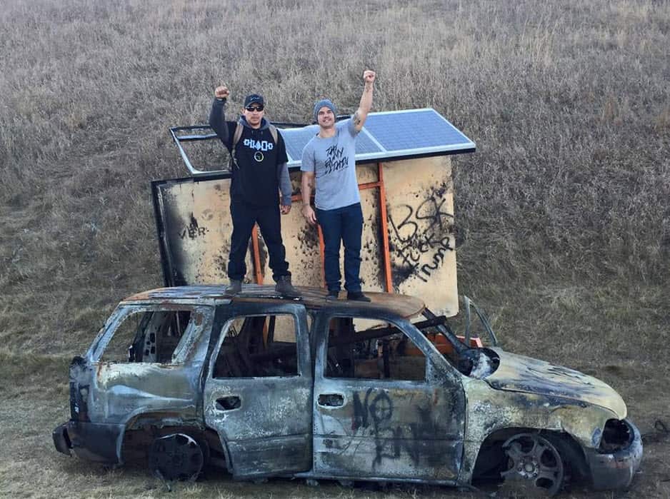 Joe Williams at Standing Rock.