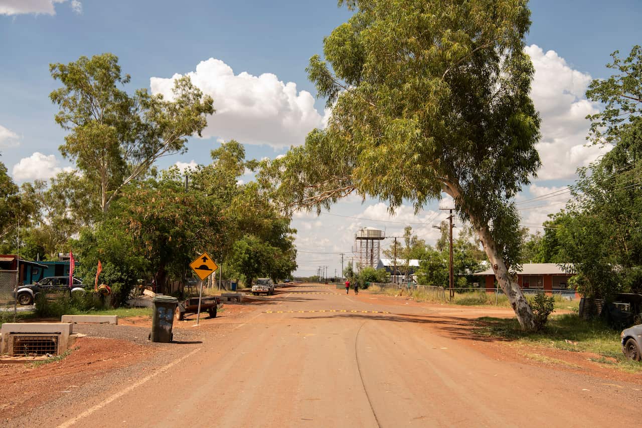 A street view in Kalkaringi