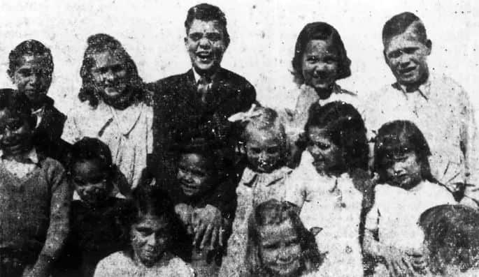 Children excluded as 'too black' from Collarenebri Public School 1938