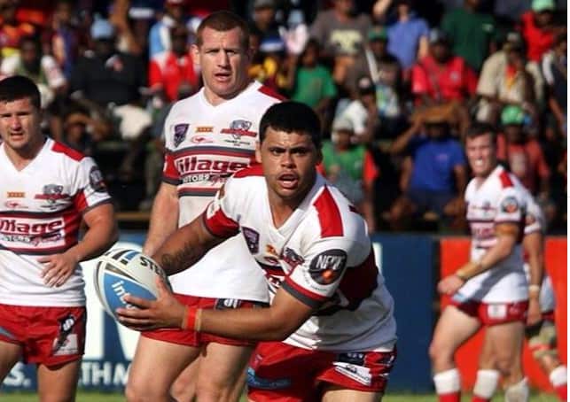 Adrian Davis of the Redcliff Dolphins