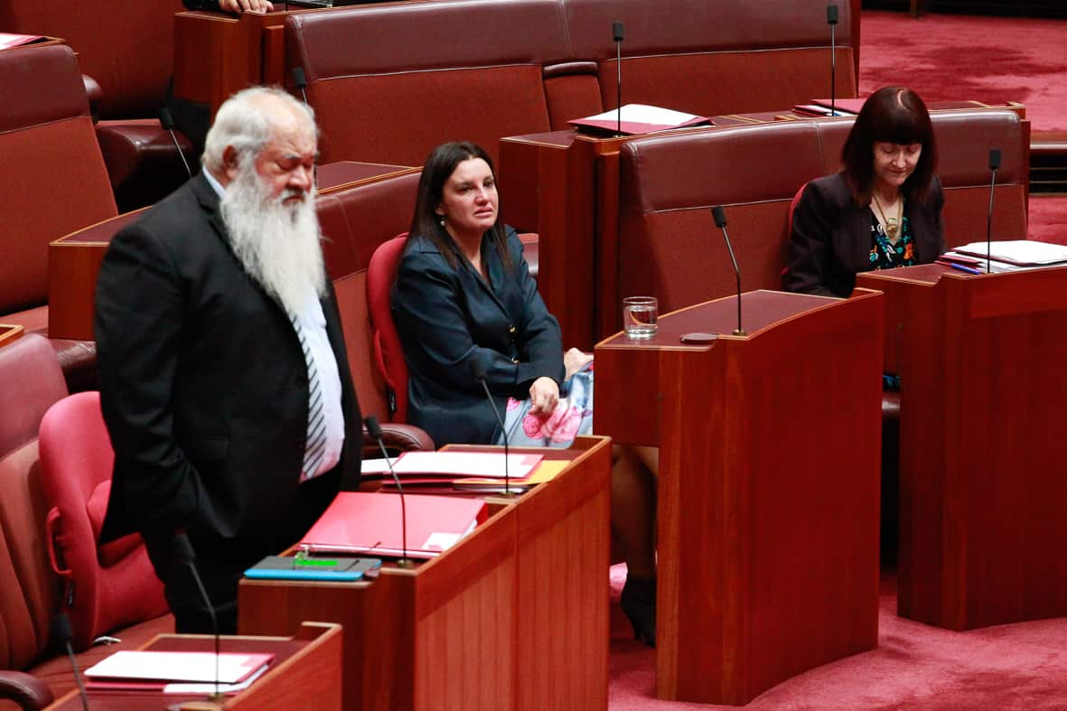 Pat Dodson Jacqui Lambie 