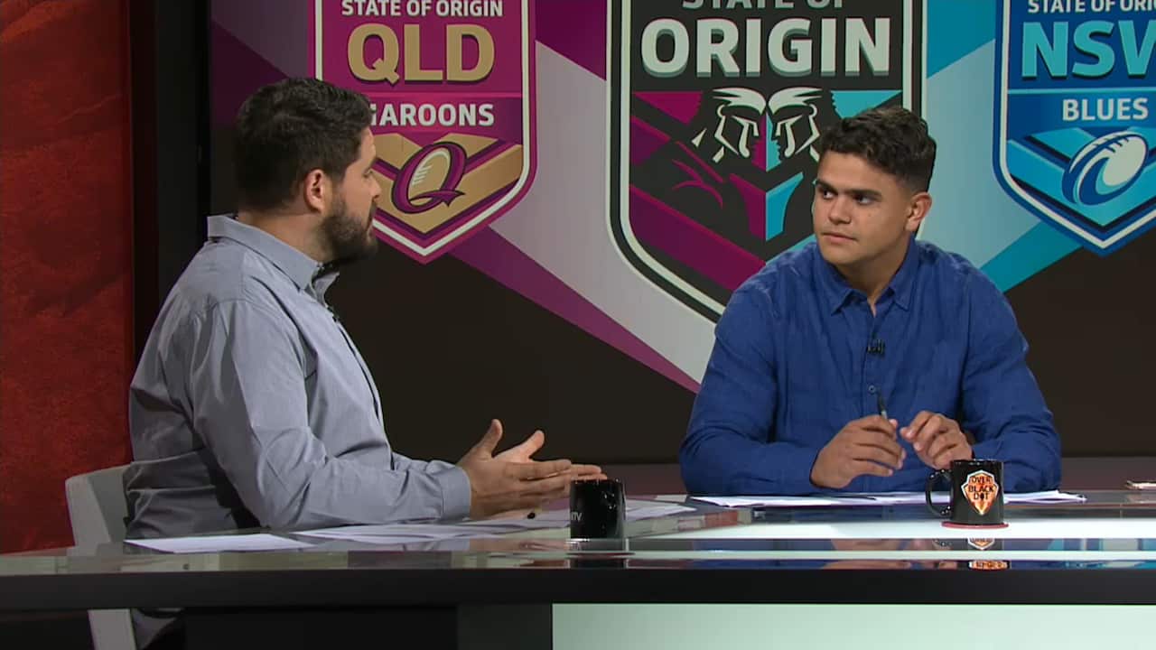 Latrell Mitchell speaks to Host Jodan Perry on Over The Black Dot