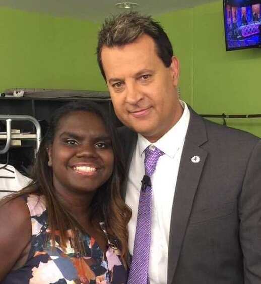 Leila Gurruwiwi and Grant Hansen