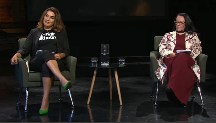 Lidia Thorpe and Linda Burney answered questions