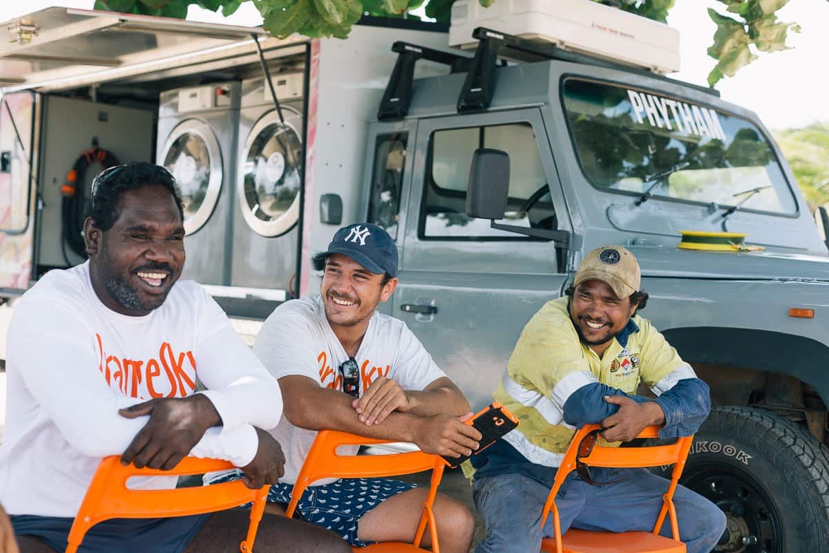 Orange Sky laundry service Lockhart River