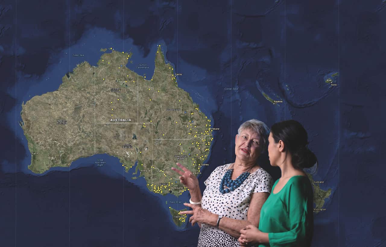 Professor Lyndall Ryan hopes the map will change the way Australia looks at its past.