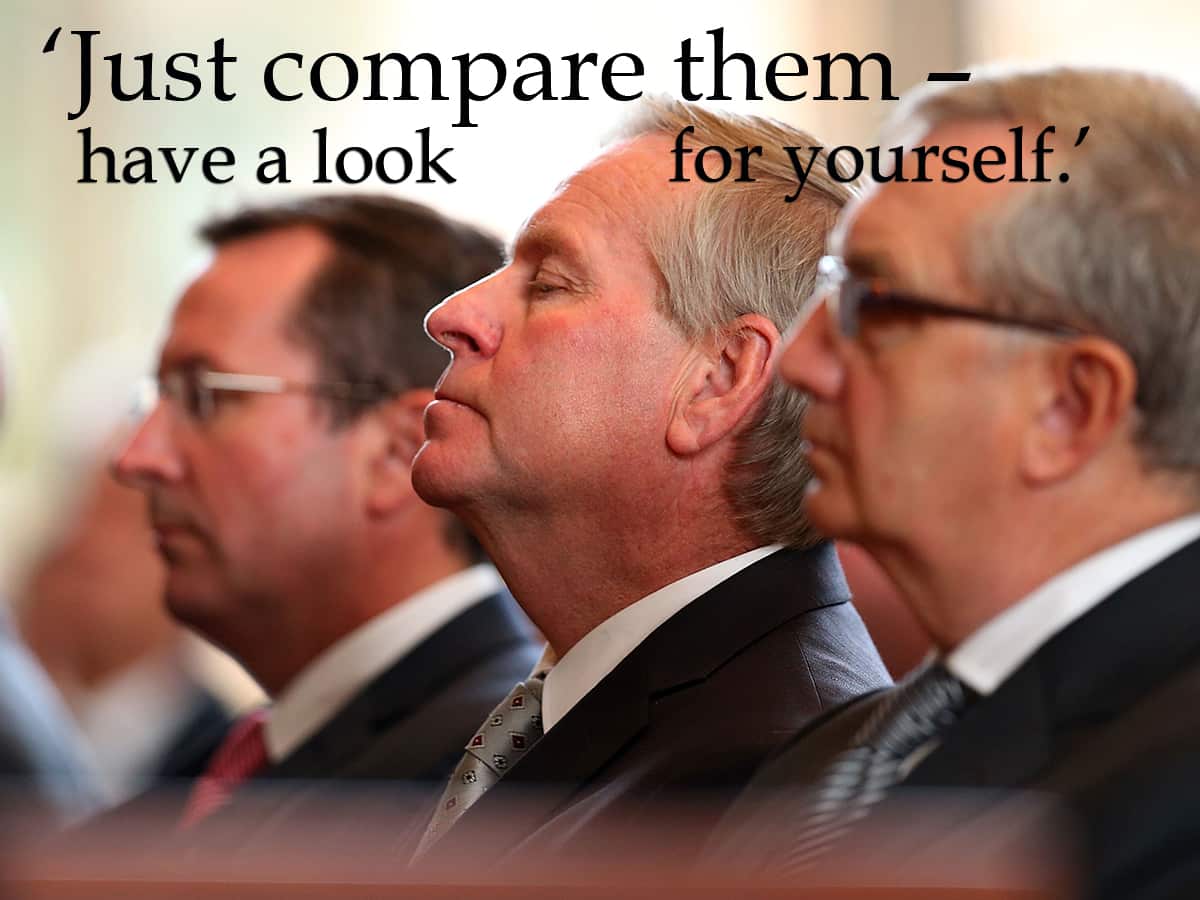 West Australian Premier Colin Barnett