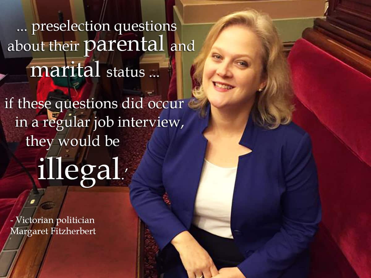 Victorian politician Margaret Fitzherbert