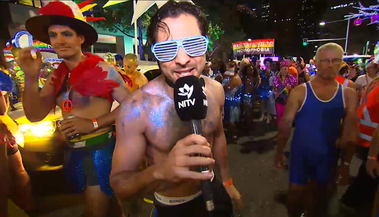Travis Cardona at Sydney Gay and Lesbian Mardi Gras 2017