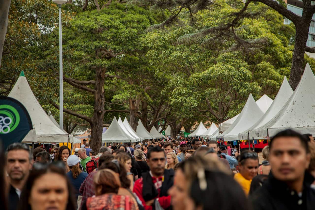 Yabun Festival has steadily grown in size and now sees around 35000 visitors on the day to celebrate and experience Indigenous culture and art