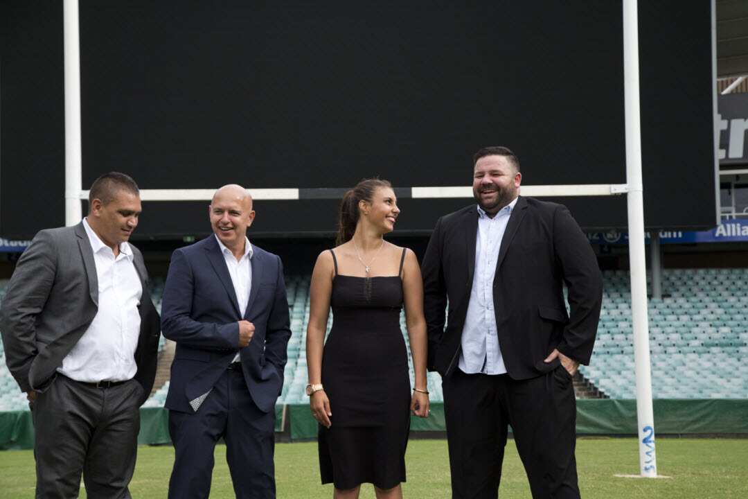 Over the Black Dot's hosts: Owen Craigie, Djuro Sen, Tanisha Stanton and George Rose