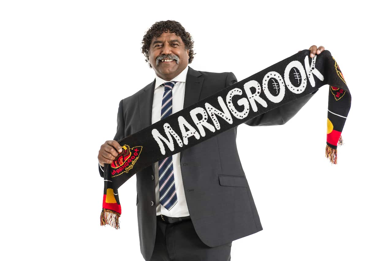 Noongar man and AFL legend, Derek Kickett joins the Marngrook panel in 2018