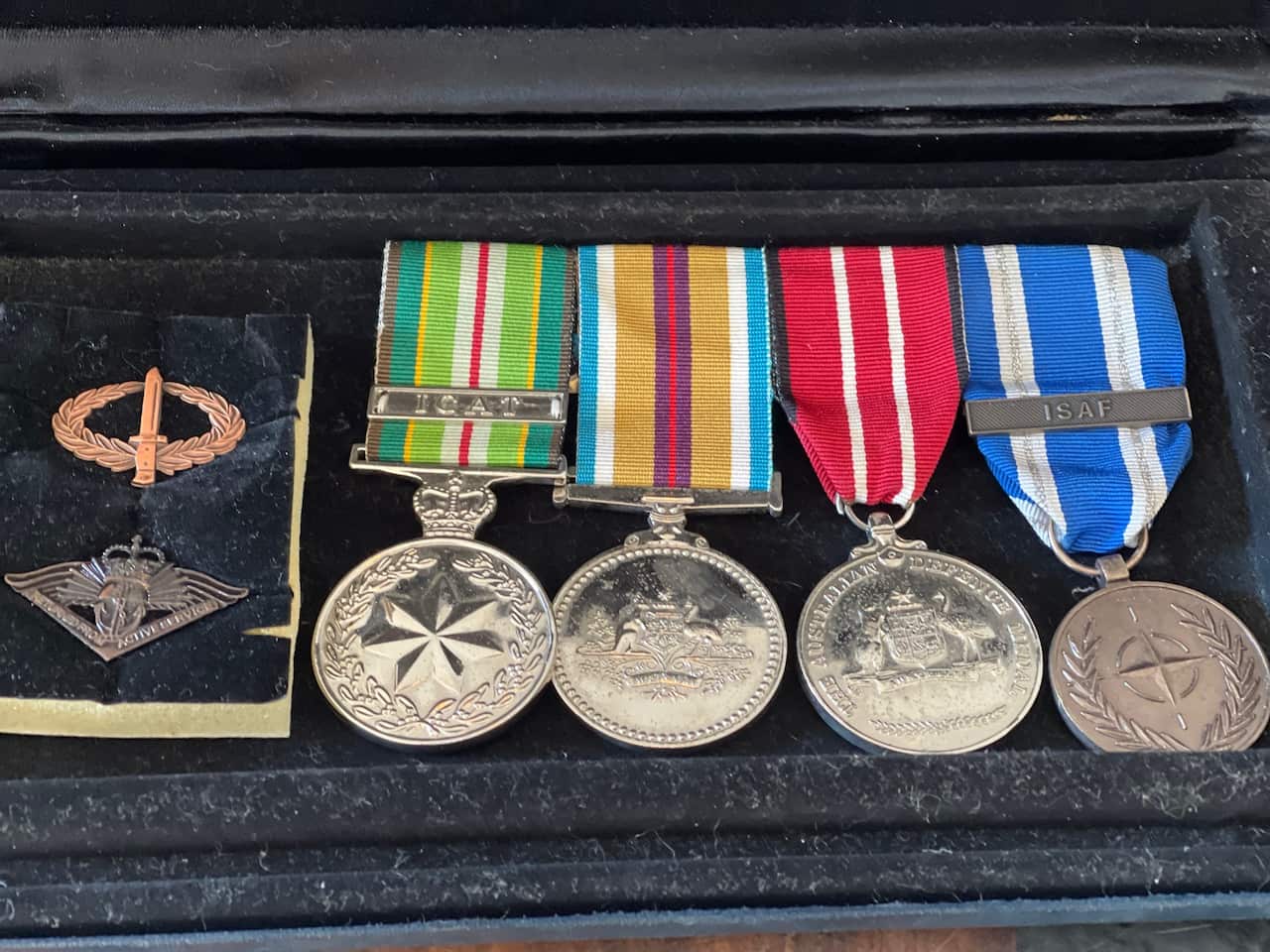 Matt Syron war medals