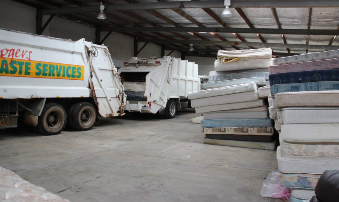 mattress recylcing warehouse