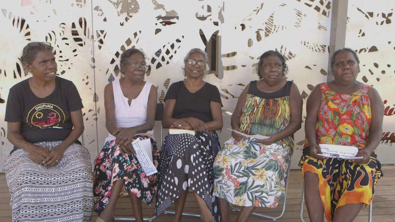 Some of the members of the Gay'wu Group of Women.