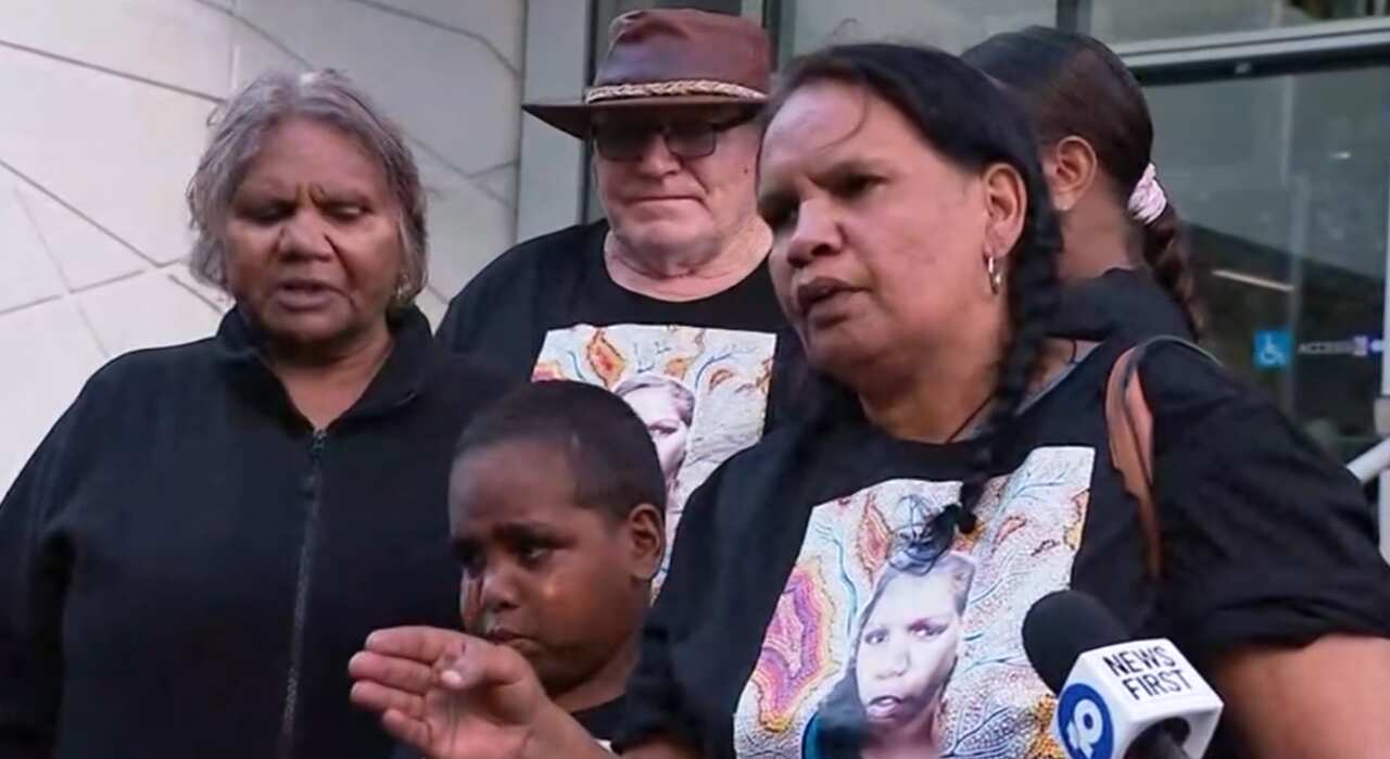 Megan Krakouer outside court after police officer's acquittal
