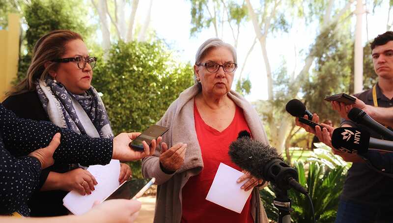 Megan Davis and Pat Anderson