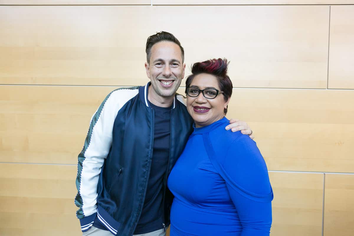 CEO of VAMFF with the founder of the Global Indigenous Runway Tina Naru