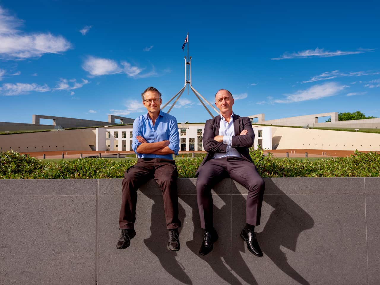 Dr Michael Mosley and Ray Kelly lobbied federal politicians including Malarndirri McCarthy for a change to diabetes treatment approach by the governement