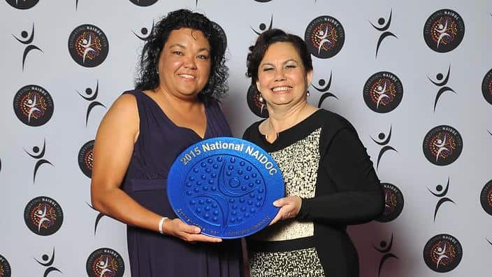 AWARDS- SCHOLAR OF THE YEAR L TO R, MICHELLE DESHONG AND LYNETTE RILEY