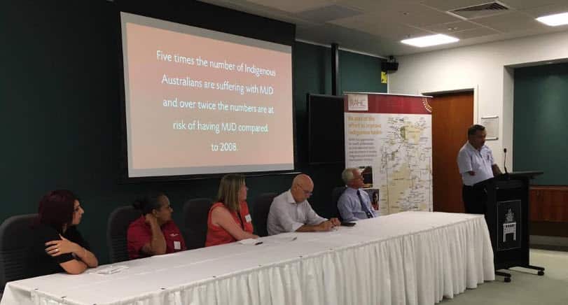 The panel at the MJD Online E-learning Module launch shared their experiences with the disease as well as worrying statistics.