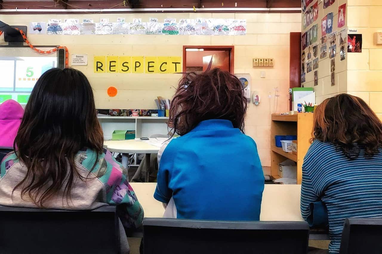 Children at Mutitjulu Primary school