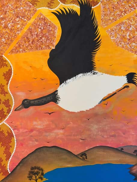 Namib Mata Mata Magpie Goose Hunting