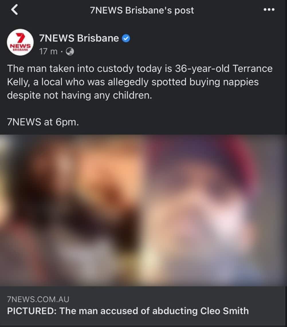 7 News post Terry Flowers