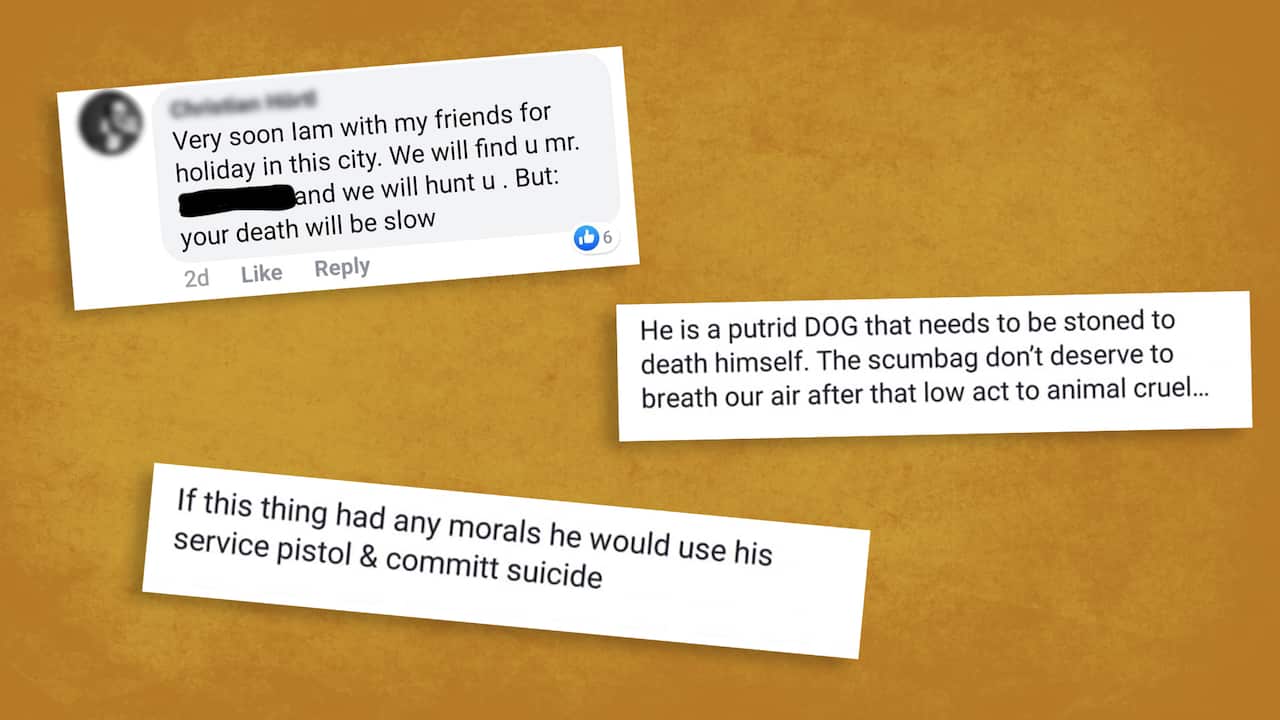 There have been hundreds of comments of similar nature directed at the Aboriginal officer on the Facebook pages of different news outlets. 