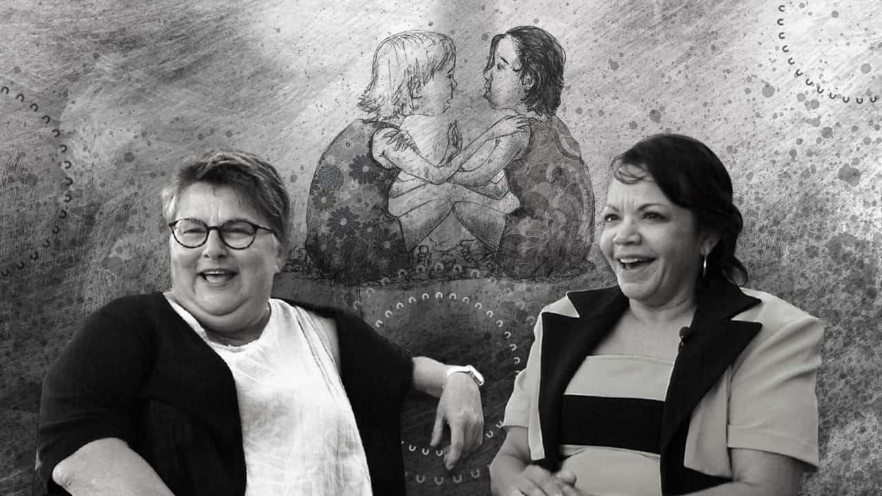 Marg and Mandy's friendship inspired a children's book about the referendum