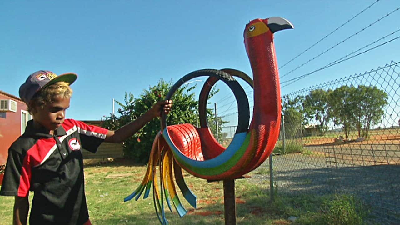 Mount Liebig recycled art