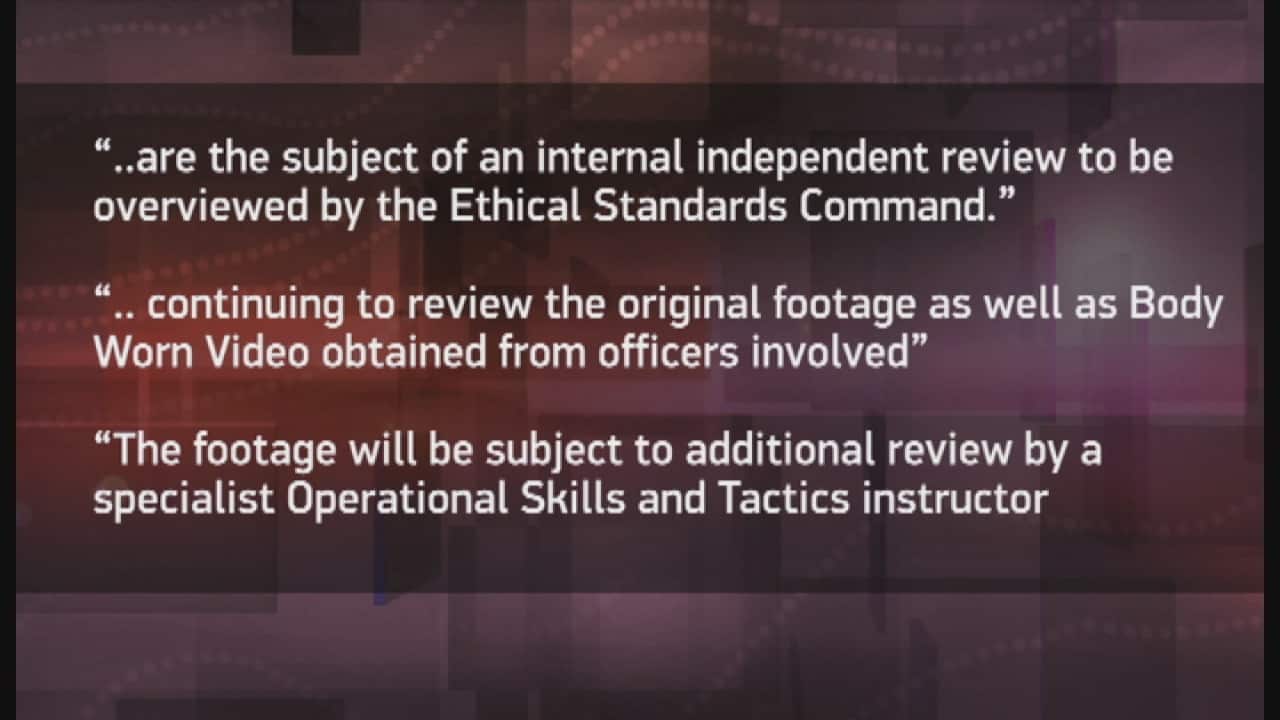 The Queensland police issued a statement on Thursday over the use of police force on a mother in Brisbane last Saturday.