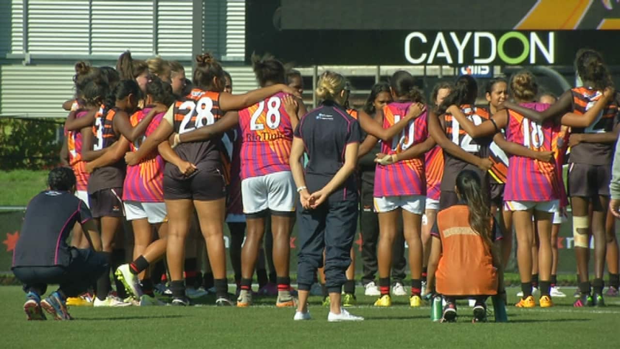 Woomeras players during a game in Melbourne in May.