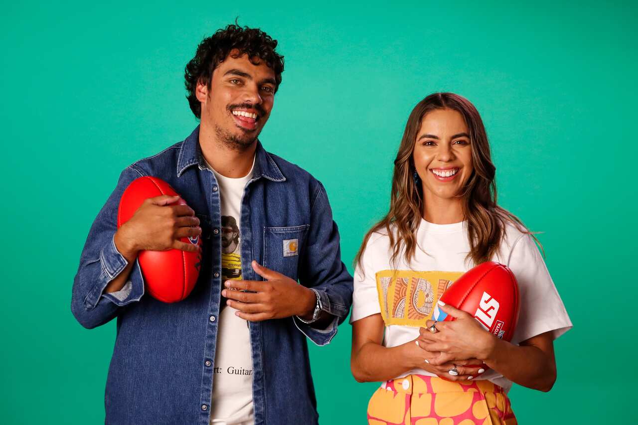 Yokayi Footy Megan Waters Tony Armstrong AFL