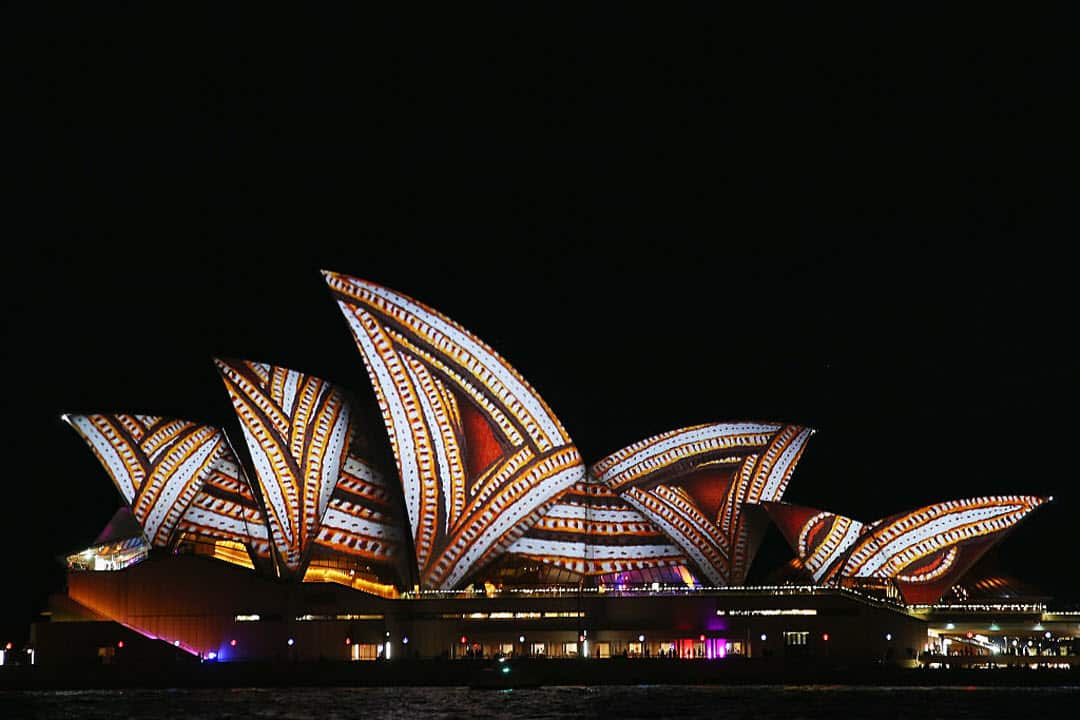 Sydney opera house vivid