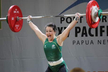 Weightlifter Erika Ropati-Frost.