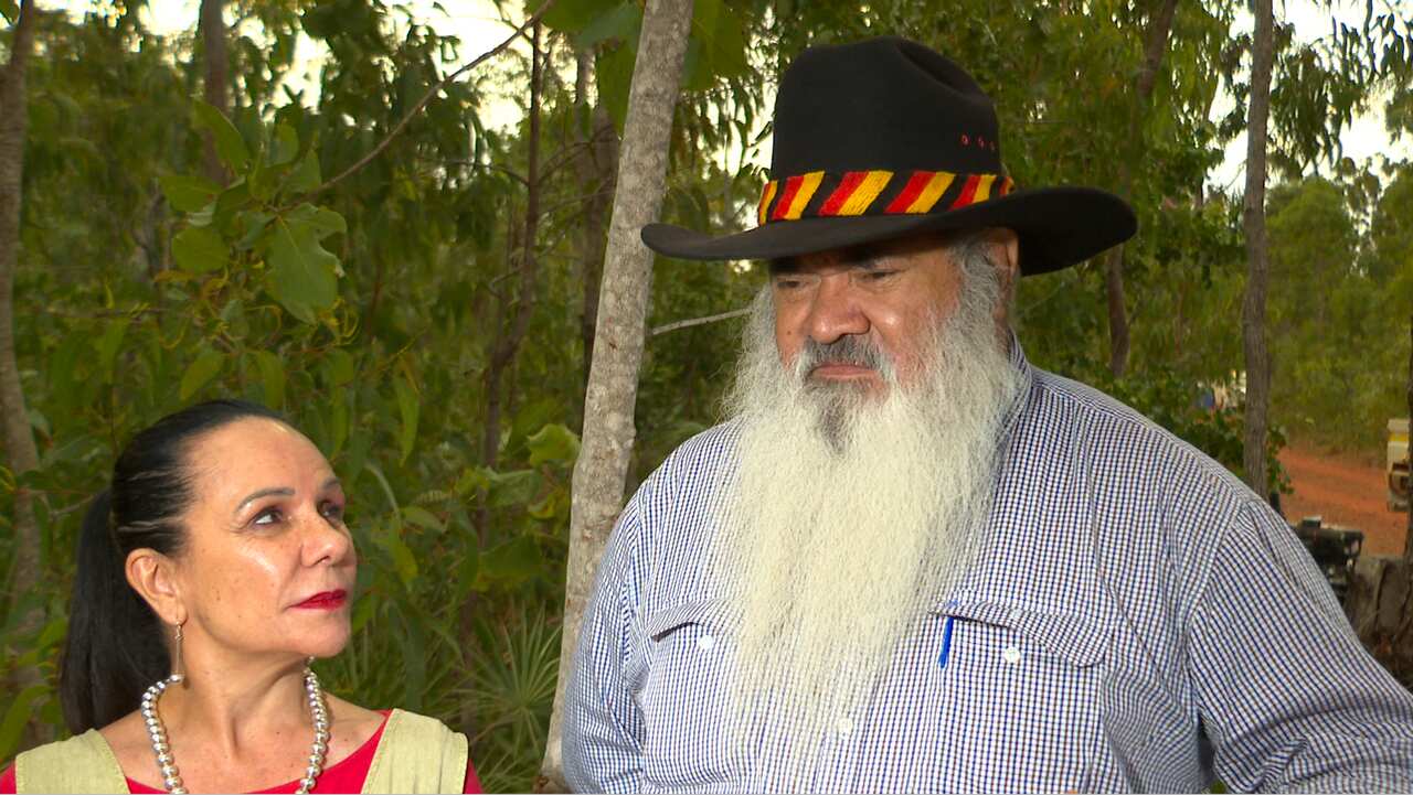 Pat Dodson and Linda Burney