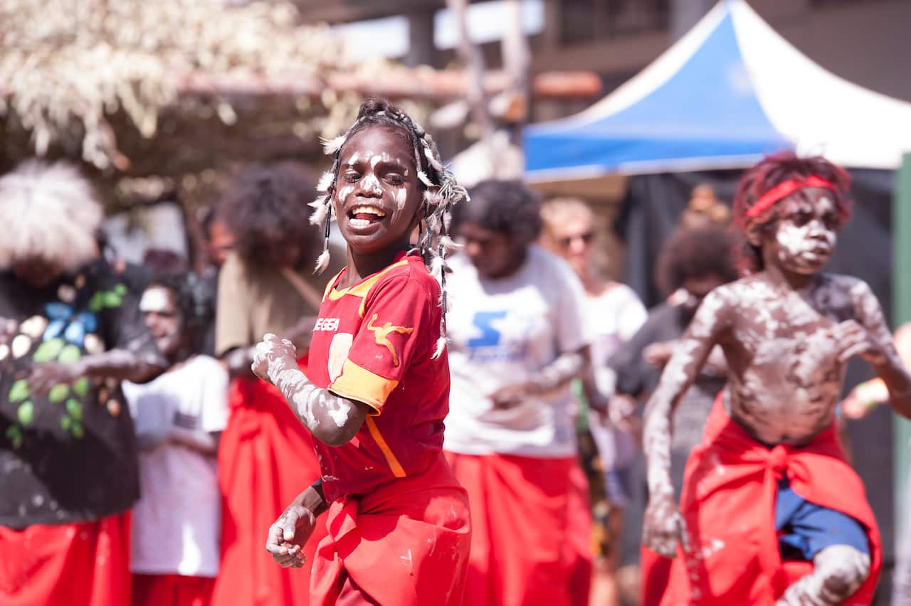 Walking With Spirits Festival Director Tom E Lewis is inviting people from across the land to celebrate and dance together on country