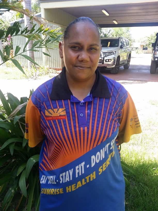 Ms Katrina Mitchell, Aboriginal Health Practitioner, Sunrise Health, Anaemia Prevention Program Katherine, N.T.
